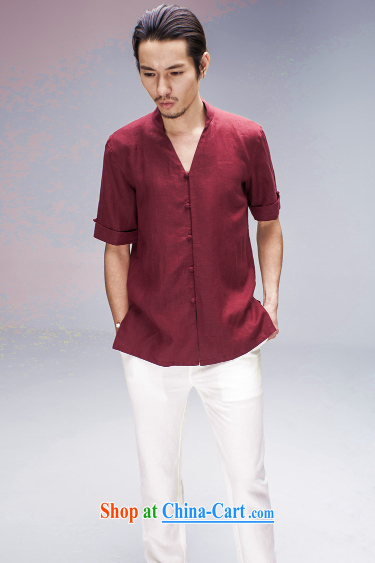 Hee-snapshot Dragon new Chinese Wind and linen shirt men's short-sleeved summer Chinese Chinese nation Nepal clothing shirt white XL pictures, price, brand platters! Elections are good character, the national distribution, so why buy now enjoy more preferential! Health