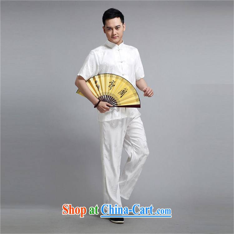 2015 New Britain, Mr Rafael Hui, half sleeve, for men and summer Chinese improved Ethnic Wind and emulation, short-sleeved Tang with pale yellow 1906 pictures, price, brand platters! Elections are good character, the national distribution, so why buy now enjoy more preferential! Health