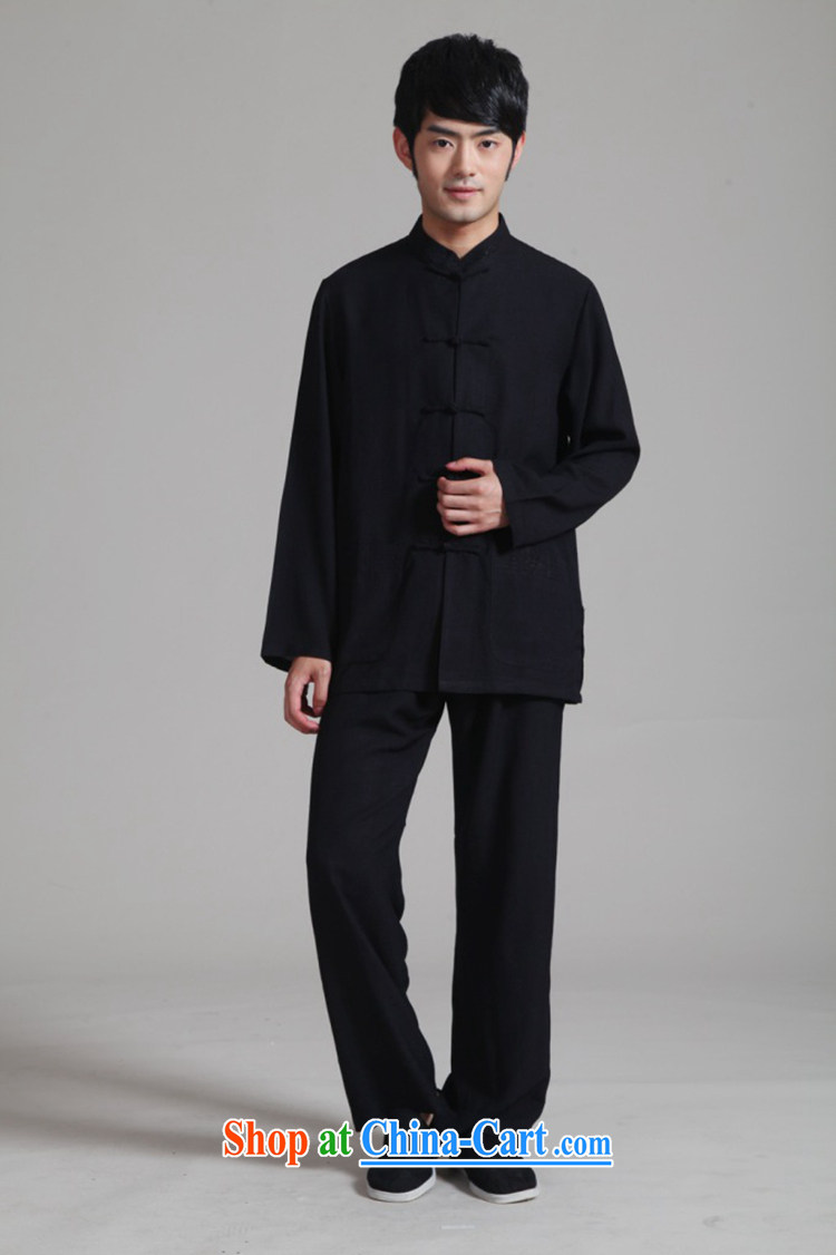 According to fuser new man retro improvement of ethnic-Chinese long-sleeved T-shirt + pants Tang replace Kit Kung Fu Tang replace WNS/2352 package - 2 #3 XL pictures, price, brand platters! Elections are good character, the national distribution, so why buy now enjoy more preferential! Health