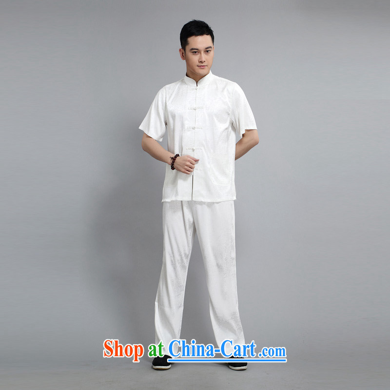 2015 New Britain, Mr Rafael Hui, half sleeve, for men and summer Chinese improved Ethnic Wind and emulation, short-sleeved Tang with pale yellow light gray 190, the British Mr Rafael Hui (sureyou), online shopping