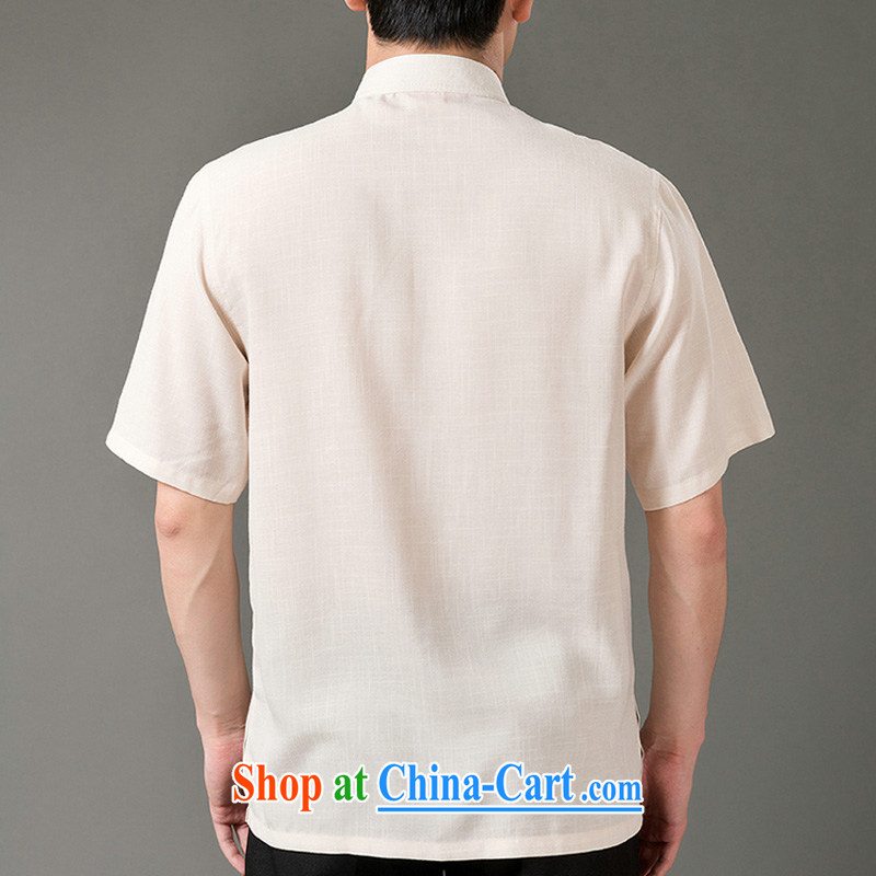 Federal Bob poetry short-sleeved Chinese male, older men and Chinese summer 2015, emulation, Chinese T-shirt hand-tie dress Chinese, for Chinese White XL/175, the Federation Bob poetry (lianbangbos), online shopping