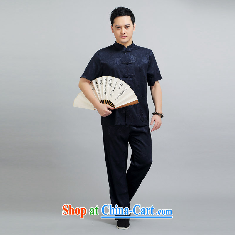 2015 New Britain, Mr Rafael Hui, half sleeve, for men and summer Chinese improved Ethnic Wind and emulation, short-sleeved Tang with pale yellow light gray light yellow 190, British, Mr Rafael Hui (sureyou), online shopping