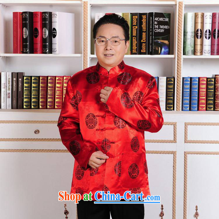 According to fuser new male Ethnic Wind load Tang has been hard-pressed a field for my father replace Tang jackets to life wedding show clothing WNS/2386 #3 - 3 #3 XL pictures, price, brand platters! Elections are good character, the national distribution, so why buy now enjoy more preferential! Health