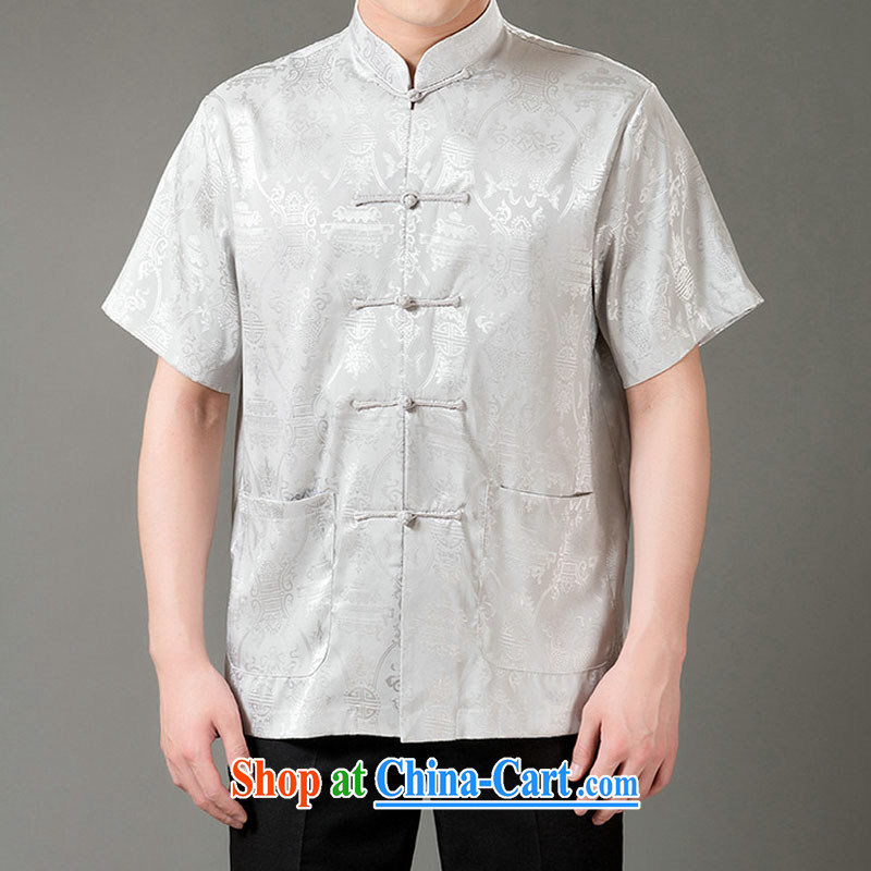Federal Bob poetry short-sleeved Chinese male, older men and Chinese summer 2015, emulation, Chinese T-shirt hand-tie dress Chinese, for Tang red XL/175, the Federation Bob poetry (lianbangbos), and, on-line shopping