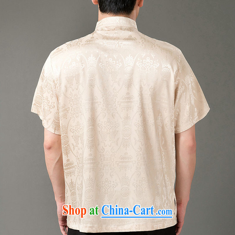 Federal Bob poetry short-sleeved Chinese male, older men and Chinese summer 2015, emulation, Chinese T-shirt hand-tie dress Chinese, for Tang red XL/175, the Federation Bob poetry (lianbangbos), and, on-line shopping