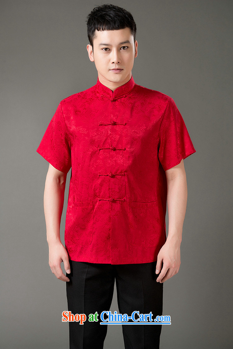 Federal Bob poetry short-sleeved Chinese men, older men and Chinese summer 2015, emulation, Tang Replace T-shirt hand-tie national costumes, Chinese collar Tang with beige XL/175 pictures, price, brand platters! Elections are good character, the national distribution, so why buy now enjoy more preferential! Health