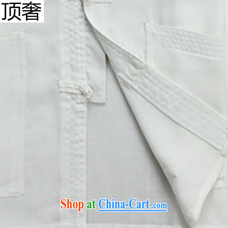 Top luxury Chinese men and elderly in short sleeve T-shirt with pants father with Chinese national summer Chinese Wind and Han-serving Nepal summer T-shirt pants and white package 180, the top luxury, shopping on the Internet