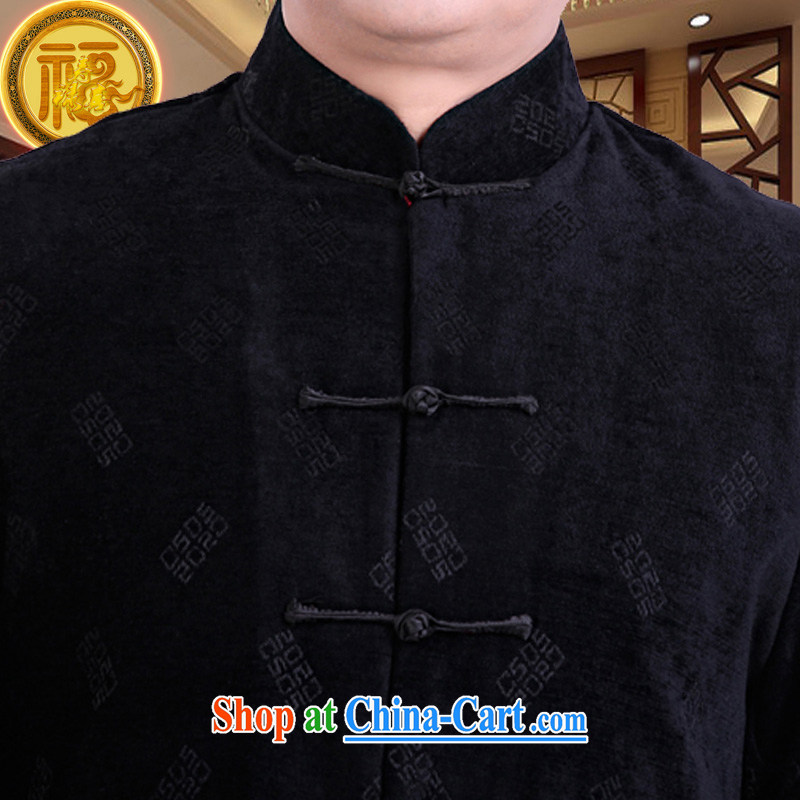Federation, Mr Tang poetry with men and long-sleeved 2015 New China wind spring men and Chinese elderly in his birthday life clothing Chinese father jackets black 190, federal Bob poetry (lianbangbos), online shopping