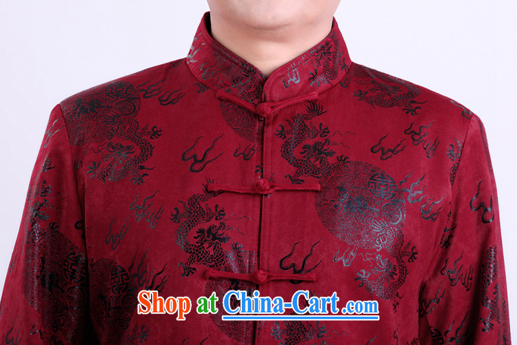Federation, Mr Tang poetry with men and long-sleeved 2015 New China wind spring male Chinese elderly in his birthday life clothing Chinese father jackets red 190 pictures, price, brand platters! Elections are good character, the national distribution, so why buy now enjoy more preferential! Health