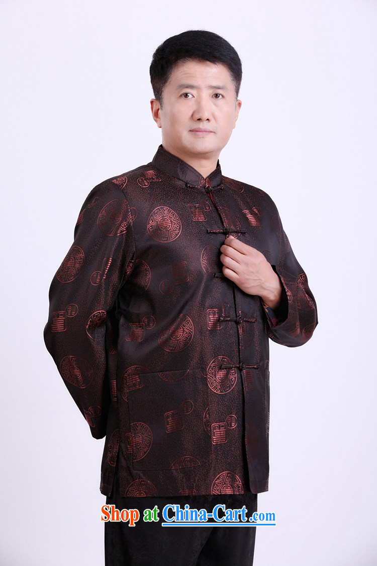 Federation, Mr Tang poetry with men and long-sleeved 2015 New China wind spring male Chinese elderly in his birthday life clothing Chinese father jackets coffee 190 pictures, price, brand platters! Elections are good character, the national distribution, so why buy now enjoy more preferential! Health