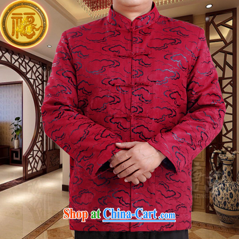 Federal Bob poetry Chinese men's long-sleeved 2015 New China wind spring male Chinese elderly in his birthday life clothing Chinese father jackets purple 190, federal Bob poetry (lianbangbos), and, on-line shopping