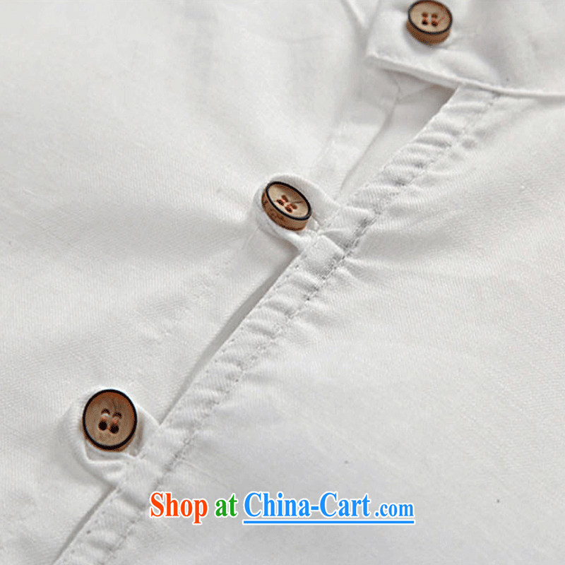 happy times Happytime spring 2015, linen long-sleeved T-shirt China wind linen shirt men and 5 XL beige 5 XL, happy times, happy time), on-line shopping