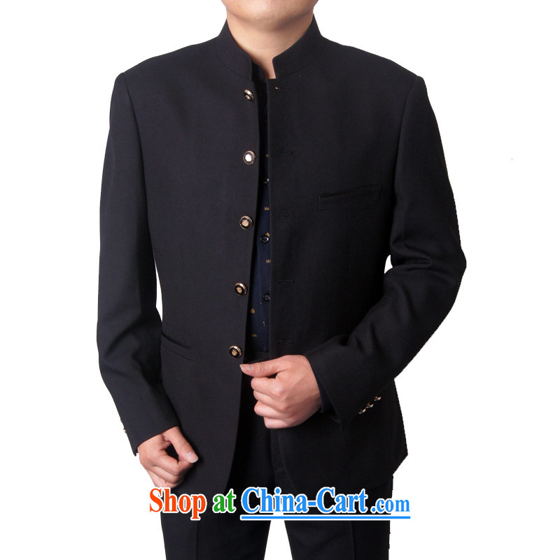 The British, Mr Rafael Hui, business and leisure men cultivating Chinese and smock for middle-aged men with package suits father wedding dress 665 black 190, the British Mr Rafael Hui (sureyou), online shopping