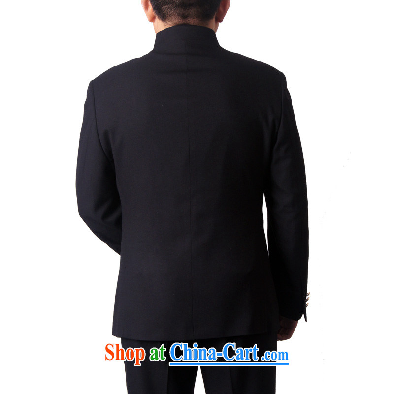 The British, Mr Rafael Hui, business and leisure men cultivating Chinese and smock for middle-aged men with package suits father wedding dress 665 black 190, the British Mr Rafael Hui (sureyou), online shopping