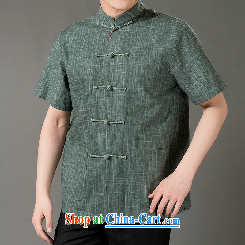 Wild to 15 summer new elderly people in Yau Ma Tei cotton short-sleeved Tang on the upscale casual father the Summer 8011 S gray this version only beauty, it is recommended that the first of the Patriarchs, shopping on the Internet