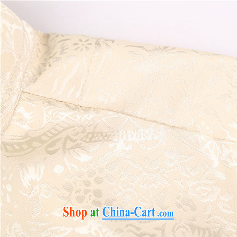 golden poppy in the older home and Leisure China wind Kit men Chinese, for long-sleeved Tang replace Kit Dad loaded gold XXXL, Golden chestnut mouse (JINLISHU), shopping on the Internet