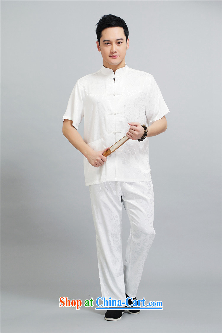 The chestnut mouse China wind men Tang in older Chinese men's short-sleeved package the code older boy summer light gray XXXXL pictures, price, brand platters! Elections are good character, the national distribution, so why buy now enjoy more preferential! Health
