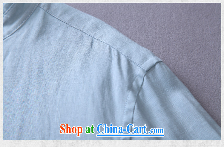 USHOW spring 2015 new designer original linen shirt, for high-end men's long-sleeved T-shirt and stylish casual shirt Lake blue 5 XL 45 pictures, price, brand platters! Elections are good character, the national distribution, so why buy now enjoy more preferential! Health