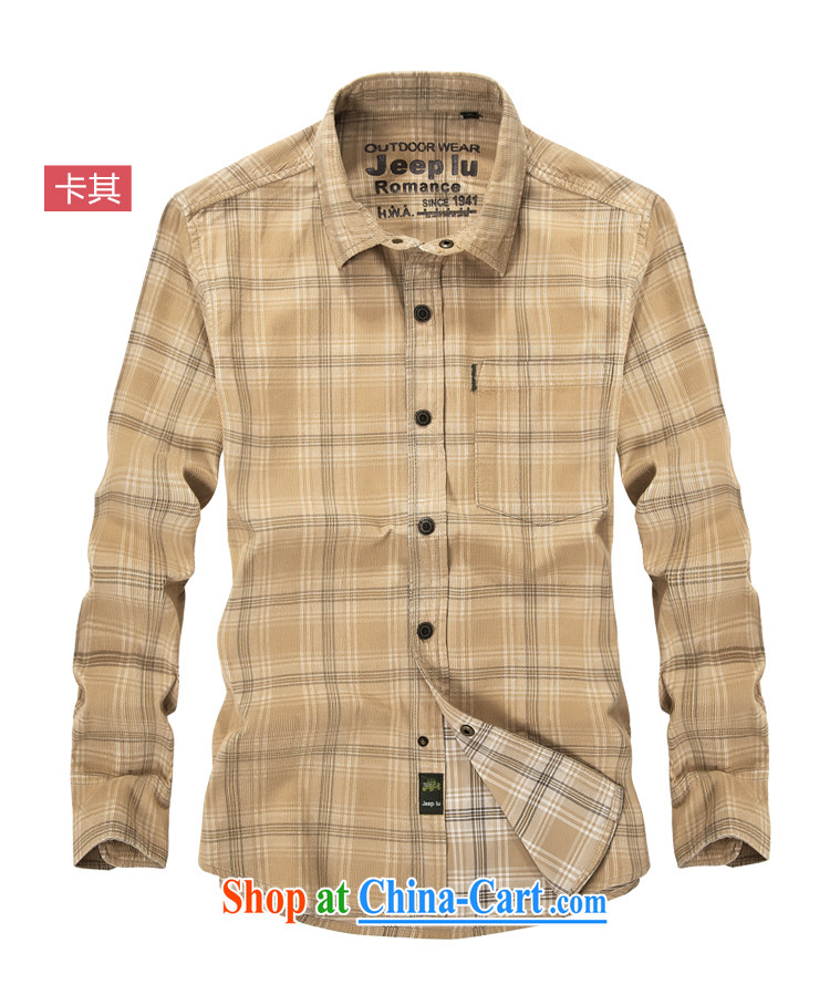 Yuen Long, jeep spring long-sleeved men wearing flowery shirts stripes checkered lapel shirt 2359 card its color L pictures, price, brand platters! Elections are good character, the national distribution, so why buy now enjoy more preferential! Health