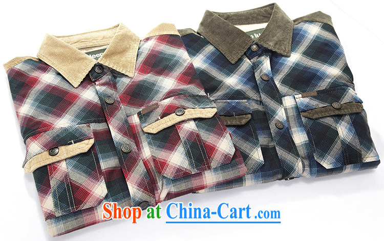 Yuen Long, Roma cotton long-sleeved T-shirt men's frock and lint-free cloth stitching grid T-shirt 8353 red L pictures, price, brand platters! Elections are good character, the national distribution, so why buy now enjoy more preferential! Health