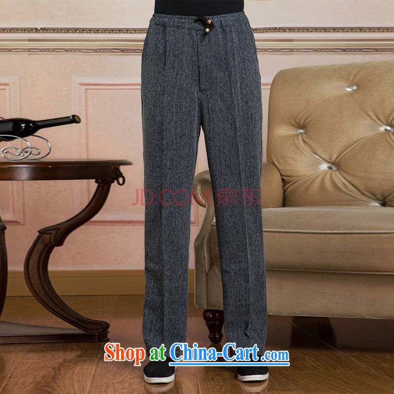 And Jing Ge men short pants Elasticated waist cotton linen trousers have been legged pants pants - 2 pants XXXL, Jing Ge, shopping on the Internet