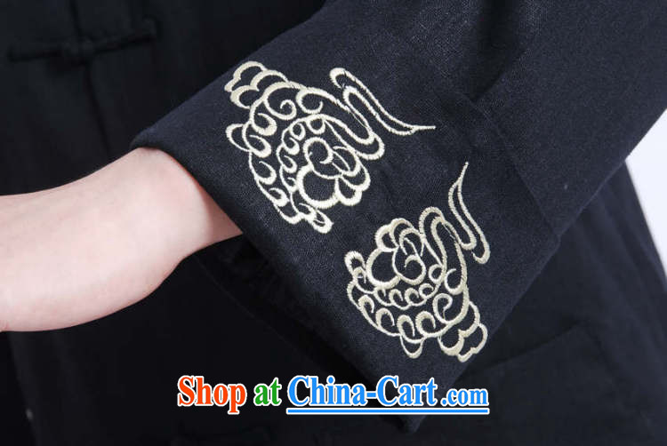 And Jing Ge Chinese men's long-sleeved dress men Tang jackets, for embroidery Chinese dragon M 1121 black XXXL pictures, price, brand platters! Elections are good character, the national distribution, so why buy now enjoy more preferential! Health