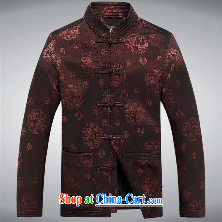 The chestnut mouse male Tang with Mr Ronald ARCULLI, elderly Chinese men and spring and summer wear long-sleeved dress Chinese red XXXL pictures, price, brand platters! Elections are good character, the national distribution, so why buy now enjoy more preferential! Health