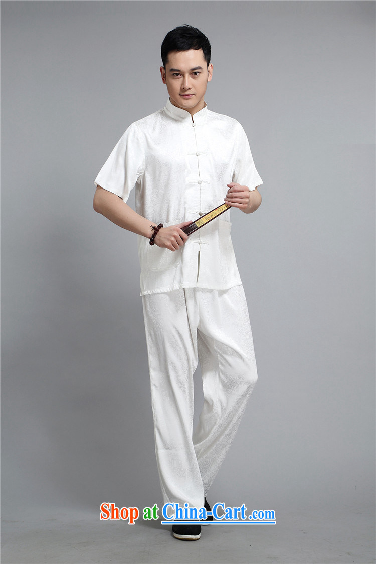 The Luo in older Chinese Xia Men's short-sleeve kit, older men's summer Chinese half sleeve male Chinese White XXXL pictures, price, brand platters! Elections are good character, the national distribution, so why buy now enjoy more preferential! Health