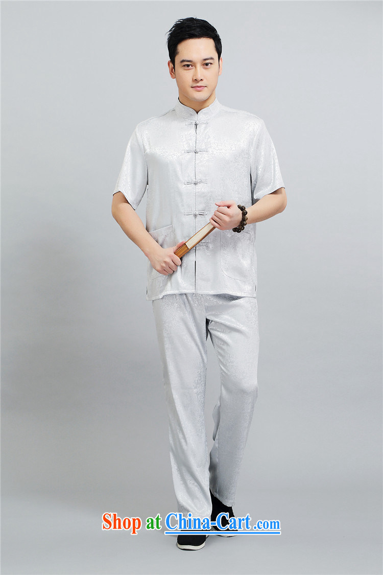 The Luo in older Chinese Xia Men's short-sleeve kit, older men's summer Chinese half sleeve male Chinese White XXXL pictures, price, brand platters! Elections are good character, the national distribution, so why buy now enjoy more preferential! Health