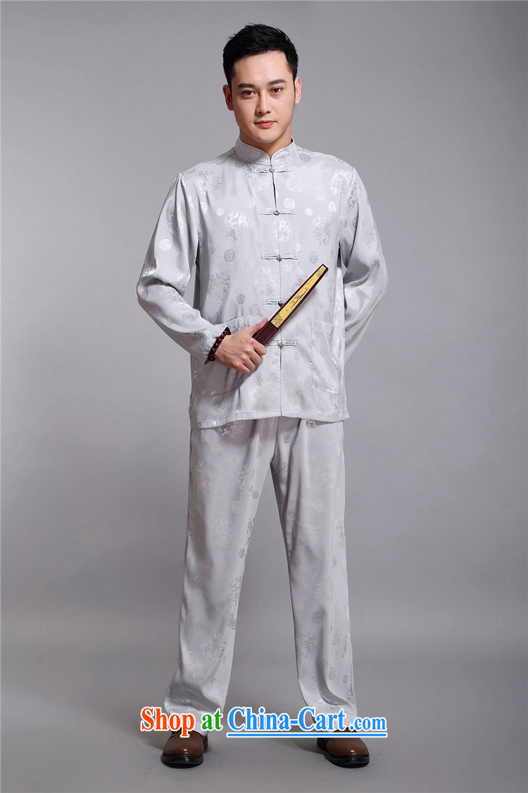 The Carolina boys spring and summer New Men Chinese men and elderly people in long-sleeved Kit China wind national costumes father loaded gold XXXXL pictures, price, brand platters! Elections are good character, the national distribution, so why buy now enjoy more preferential! Health