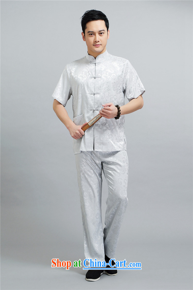 The summer, older persons in Chinese package short-sleeve male Han-serving nepal national dress, Chinese white collar XL pictures, price, brand platters! Elections are good character, the national distribution, so why buy now enjoy more preferential! Health