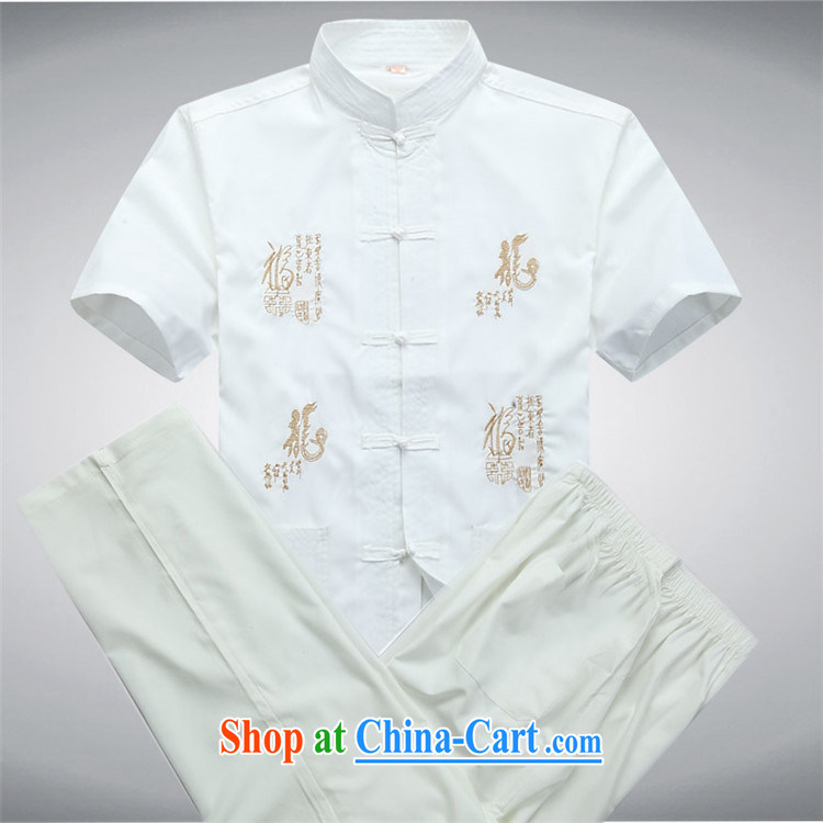 The men, with short summer short sleeve with Chinese large, national costumes, older Han-kit Dark Blue Kit XXXL pictures, price, brand platters! Elections are good character, the national distribution, so why buy now enjoy more preferential! Health