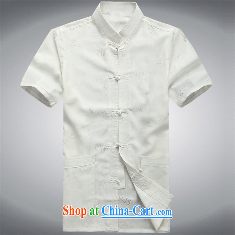 The Honorable Ronald ARCULLI, the men loaded short short sleeve fitted cotton Ma leisure ethnic wind T-shirt with short sleeves cotton in Yau Ma Tei older load dress beige XXXL pictures, price, brand platters! Elections are good character, the national distribution, so why buy now enjoy more preferential! Health