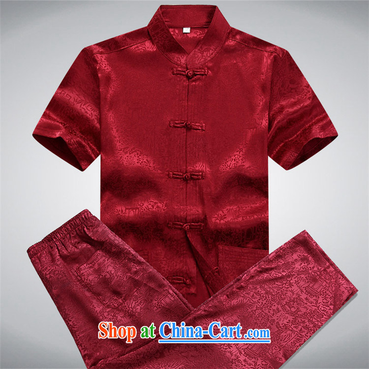 The Carolina boys, older men with short summer short-sleeved Tang loaded package of older persons leisure Chinese men's father Red Kit XXXL pictures, price, brand platters! Elections are good character, the national distribution, so why buy now enjoy more preferential! Health
