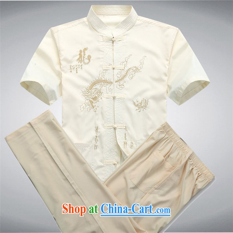 The chestnut mouse Spring Summer men Chinese men's short-sleeved Chinese wind T-shirt Chinese-tie shirt summer red XXL pictures, price, brand platters! Elections are good character, the national distribution, so why buy now enjoy more preferential! Health