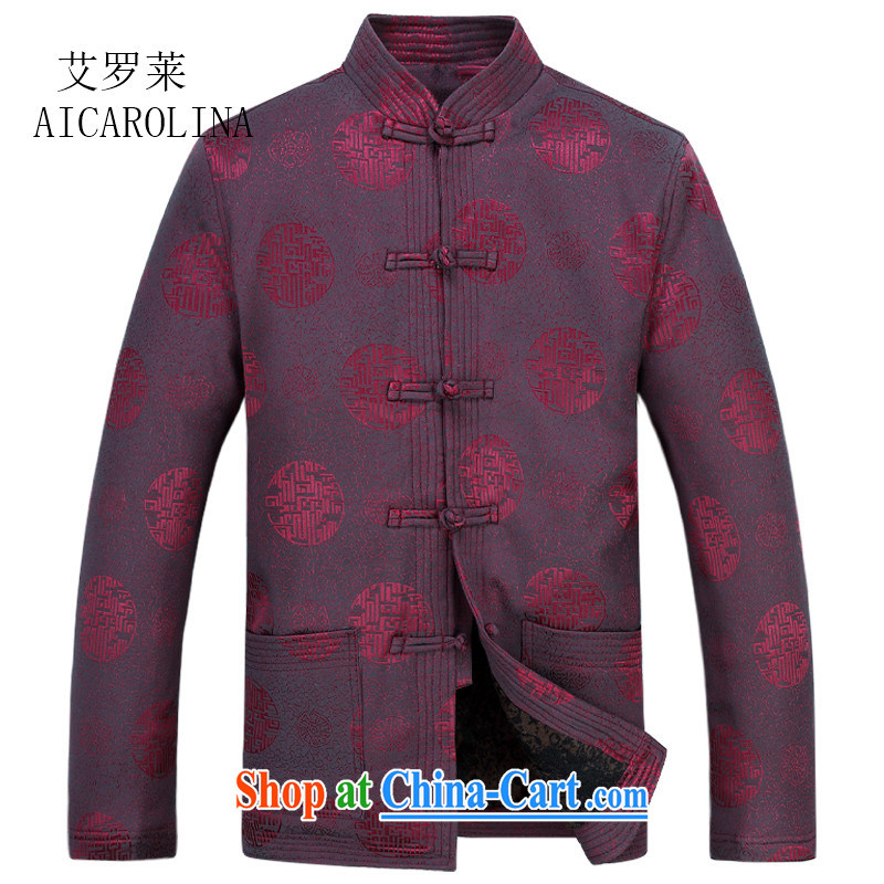 The Carolina boys thick men Tang with quilted coat jacket, older, for men's cotton suit Chinese lunar new year birthday gift red XXXL, AIDS, Tony Blair (AICAROLINA), shopping on the Internet