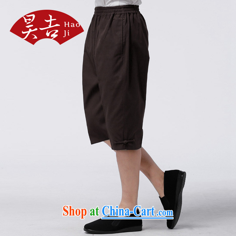 Hao, summer new, older persons with short shorts napped cotton pants, 5 pants, elderly father pants black 175, Ho-gil, shopping on the Internet