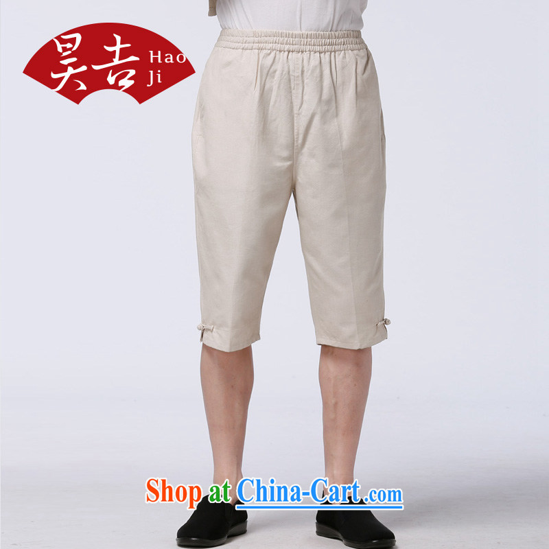 Hao, summer new, older persons with short shorts napped cotton pants, 5 pants, elderly father pants black 175, Ho-gil, shopping on the Internet