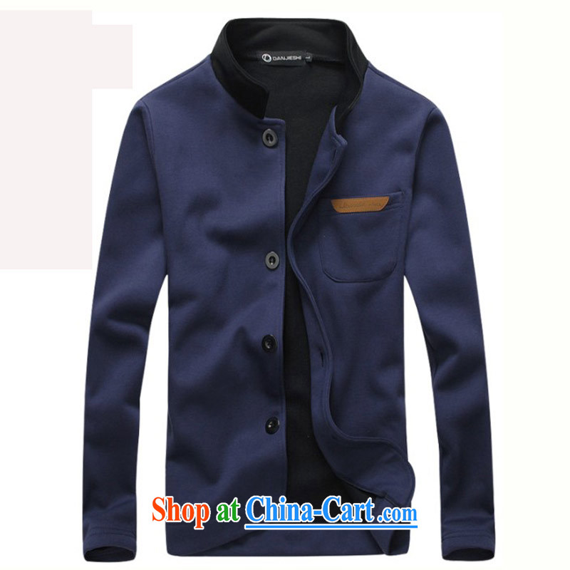 3 AR smock Chinese Xia Men's jacket men's jacket, men and Korean Beauty jacket men YJ 810 blue M