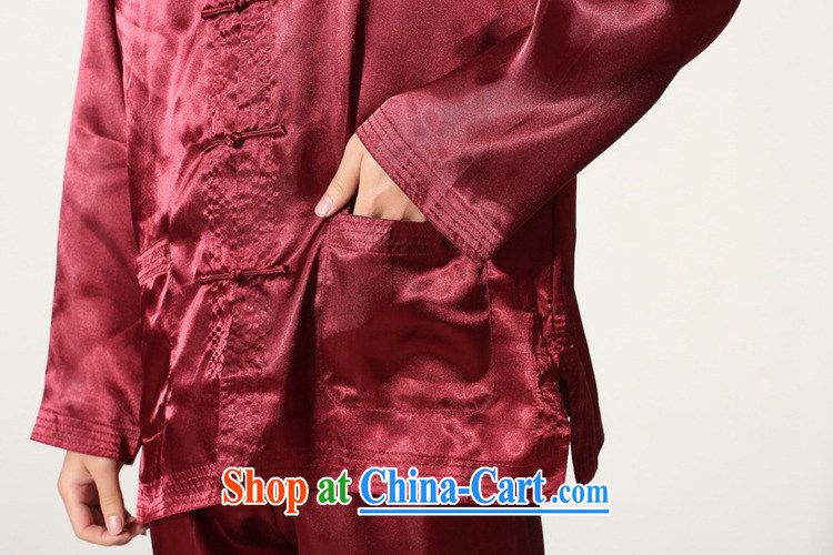 According to fuser stylish new middle-aged and older men's long-sleeved T-shirt has been a tight field for Tang Mounted Kit kung fu shirts and uniforms LGD/M 3011 #sauce red 2 XL pictures, price, brand platters! Elections are good character, the national distribution, so why buy now enjoy more preferential! Health