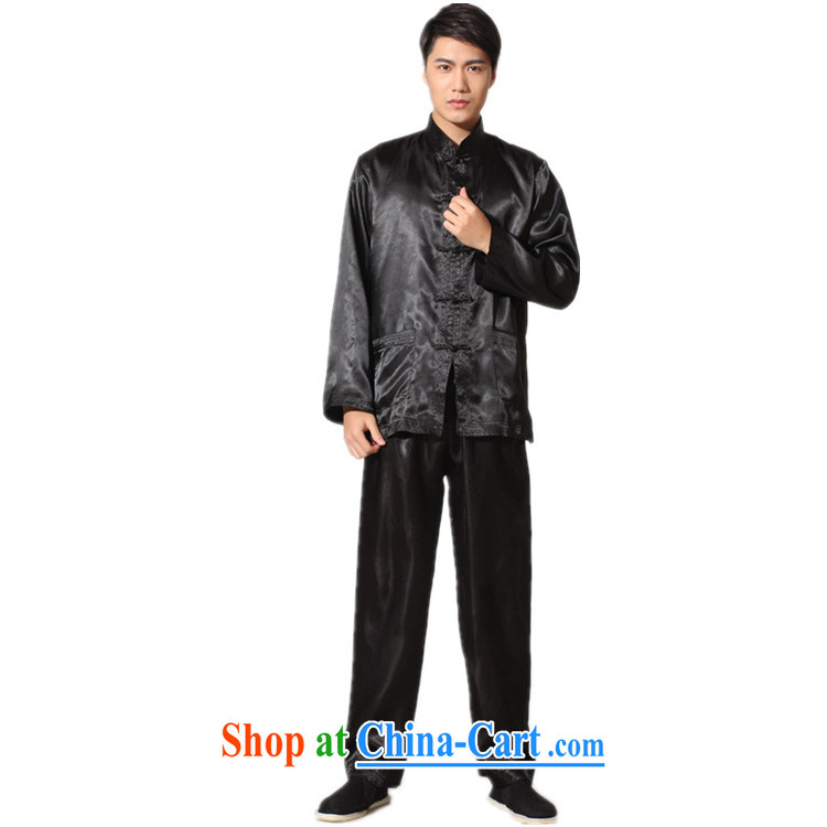 According to fuser stylish new men's National wind load Tang, who has been hard-pressed long-sleeved T-shirt Tang load package and Kung Fu uniform shirt LGD/M 3010# black 2 XL pictures, price, brand platters! Elections are good character, the national distribution, so why buy now enjoy more preferential! Health