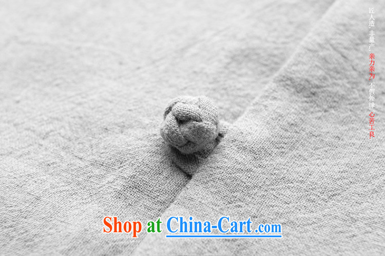 Fujing Qipai Tang China wind, T-shirt Chinese hand-tie and collar vest jacket original cotton the vest and leisure, shoulder spring retro M Gray XL pre-sale 5 day pictures, price, brand platters! Elections are good character, the national distribution, so why buy now enjoy more preferential! Health