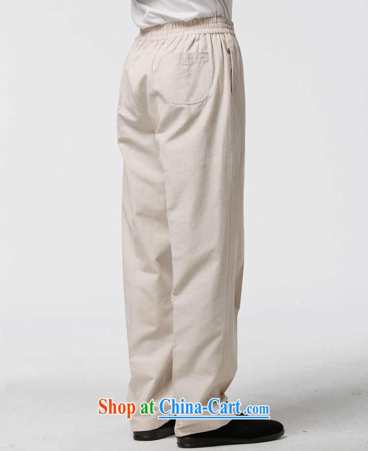 Hao, summer cotton middle-aged and older men's short pants Ethnic Wind father loose trousers summer has been and trousers beige 185 pictures, price, brand platters! Elections are good character, the national distribution, so why buy now enjoy more preferential! Health