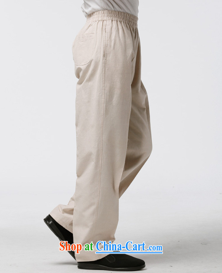 Hao, summer cotton middle-aged and older men's short pants Ethnic Wind father loose trousers summer has been and trousers beige 185 pictures, price, brand platters! Elections are good character, the national distribution, so why buy now enjoy more preferential! Health