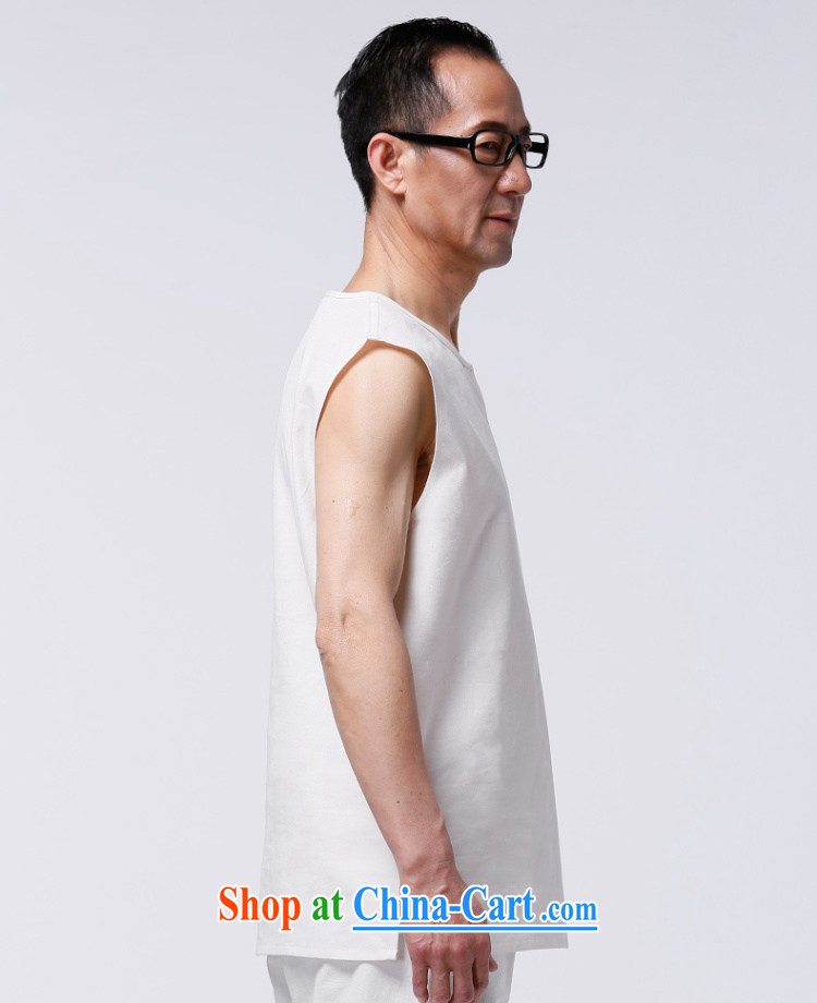 Hao, summer, older men Tang with white vest cotton muslin Khan elderly vest sleeveless shirts white 190 pictures, price, brand platters! Elections are good character, the national distribution, so why buy now enjoy more preferential! Health