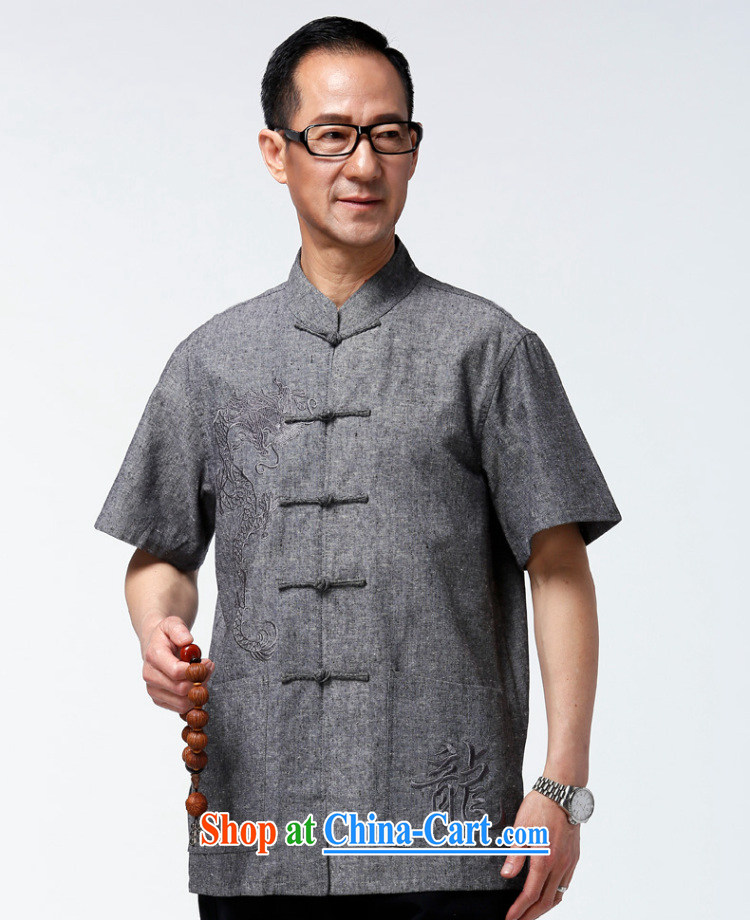 Ho-gil, older men's short-sleeved cotton Ma Tang replace older summer New China wind jacket Old Summer gray XXXXL/185 pictures, price, brand platters! Elections are good character, the national distribution, so why buy now enjoy more preferential! Health