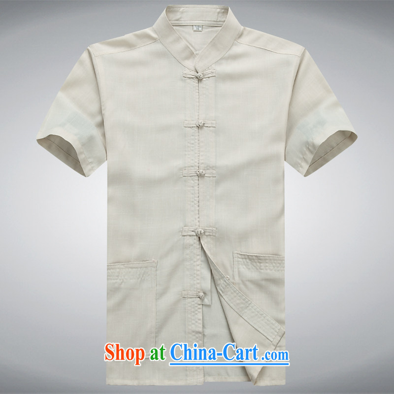 Top Luxury pure cotton Chinese men and summer, older men short-sleeved Chinese Package white hand-tie Chinese short-sleeved Leisure package father Father With a collared T-shirt blue shirt 190 pictures, price, brand platters! Elections are good character, the national distribution, so why buy now enjoy more preferential! Health