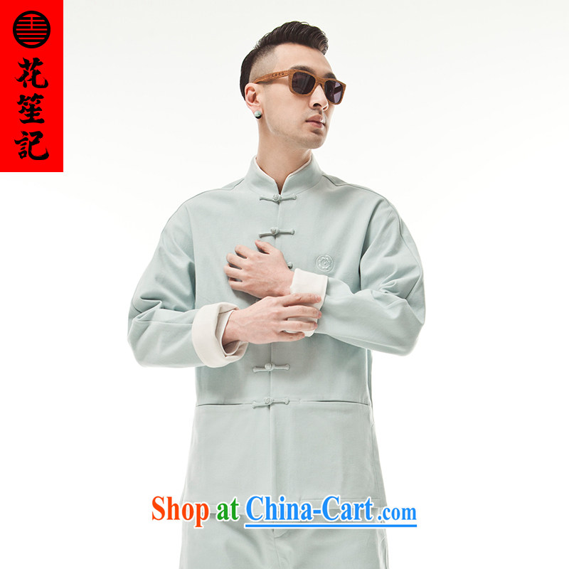 Take Your Excellency's wind B is not 9 color military men and aggressive beauty Long-Sleeve stylish Chinese T-shirt duck egg blue duck egg blue (M), take note his Excellency (HUSENJI), shopping on the Internet