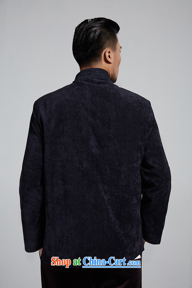 such as arts and literature of young and middle-aged Chinese men and fall and winter with lined jacket 3225 dark blue 55 XL pictures, price, brand platters! Elections are good character, the national distribution, so why buy now enjoy more preferential! Health