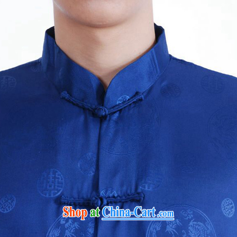 spend the summer with new Chinese men's 9 has the Chinese improved, for the hard-pressed Solid Color short-sleeved men's Chinese T-shirt M XXXL 2066, figure, and shopping on the Internet